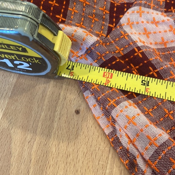 NWT Gingham check wool blend babydoll peplum top pilcro by Anthropologie xs - Picture 9 of 16